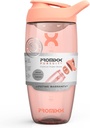 Promixx Pursuit Protein Shaker Bottle (24 oz) – Silent No-Ball Mixer, Leak-Proof Lid, BPA/BPS & Phthalate-Free ECOZEN – Easy-Clean Shaker Cup für Protein Shakes, Pre & Post-Workout Smoothies
