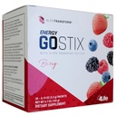 4Life Energy Go Stix, Healthy Energy Drink Mix, Koffein aus Guarana, Maca, Yerba Mate und Green Tea Leaf Extract, Berry Flavor - 30 Packets