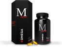 Mdrive Omega 3 Fischöl für Männer, Omega 3-6-9 1200mg von Fisch, Borage & Flaxseed Öl, Unterstützung Herz, Gehirn, Haut und Gelenkgesundheit, 60 Zähler