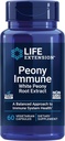 Life Extension Peony Immune, White Peony Root, Immun Health Support, Immunsystem, Glutenfrei, Non-GMO, Vegetarisch, 60 Kapseln