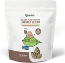 10g Pflanzenbasierte Protein-Oatmilk-Mischung | Dark Chocolate Flavor (30 Portionen) | 100 Kalorien | Non-GMO, Certified Organic, Allergen Free | 1lb Tasche