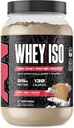 Alle Schwarz Alles 25g Whey Protein Pulver | Flugzeug Cookie | 27 Servierungen | Whey Protein Isolate | Low Carbs & Low Sugar | MCT