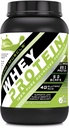 Erstaunliches Muskel 100% Whey Protein Pulver * Fortgeschrittene Formel mit Whey Protein Isolate als primäre Ingredient zusammen mit ultragefiltertem Whey Protein Konzentrat (Japanese Matcha, 2 Lb)