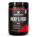 Wilderness Athlete - Energy & Focus | Energy Pre Workout für Damen und Herren - Energy Powder Drink Mix mit natürlichem Koffein - Low-Carb, Zero Sugar Workout Powder - 30 Servierwanne (Wild Berry)