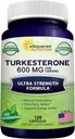 aSquared Nutrition Turkesterone Supplement 600mg - 120 Kapseln - Ajuga Turkestanica Extrakt Pulver - Turkesterone Supplement Complex Pillen - Natürliche Formulierung
