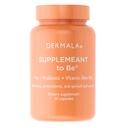 Dermala #FOBO SUPPLEMEANT Acne Supplement | Alle natürlichen täglichen Präbiotika Probiotika Vitamine Haut Mischung mit Zink | Verbessern Sie klare Blemish-Free Radiant Haut durch Balancing Gut Health