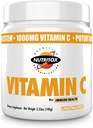 Vitamin C-Pulver-Ergänzung - Reine Ascorbinsäure - Non-GMO - Unflavored Powdered Vitamin C - 100 Portionen