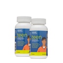 GNC-Meilensteine Teen Multivitamin für Jungen 12-17, Twin Pack, 120 Kapseln pro Flasche, unterstützt Energieproduktion und Muskelfunktion