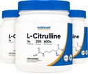 Nutricost Pure L-Citrullin (Base) Pulver (600 Gramm) (3 Flaschen)