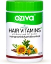 Haar Vitamin Kapseln für Haarwachstum & Haar Fall Kontrolle, 100% Natürlich mit Biotin, Eisen, DHT Blocker & Vitamin E,Klinisch bewährte Haarwachstum Ergänzungen für Frauen & Männer,60 Kapseln