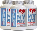 Ältere Katzenergänzungen - CAT Immununterstützung - Booster - Gesunde Ergänzung - Kurkuma Katzen - 180 Bäume (3 Flaschen)