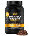Muscletech Whey Protein Powder (Double Rich Chocolate, 2LB) - Nitro-Tech Whey Protein Isolate Smoothie Mix für Lean Muscle & Recovery - 24g Whey Gold für Damen und Herren - Packaging May Vary