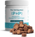 Präbiotikum & Probiotikum für Hunde – Verdauungs- & Gut-Gesundheitskauen – Natürliche Duck Flavor, 90 Count – mit Bacillus Subtilis, Vitamin B12 & Folsäure – unterstützt Immun- & Verdauungs-Gesundheit