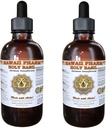 Holy Basil Liquid Extract, Organic Holy Basil (Ocimum tenuiflorum) Tinktur Supplement 2x2 oz