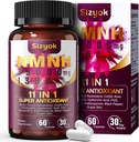 NMNH-Ergänzung (Dihydronicotinamid Mononukleotid) 600mg - Boost NAD mit Resveratrol, 123456789