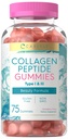 Carlyle Collagen Gummies | Strawberry Flavor Beauty Supplement | Hydrolysierte Collagen Peptide für Damen & Herren | Typ 1 & 3 | Non-GMO, Glutenfrei