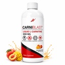 Bricker Labs CARNIBLAST Liquid L-Carnitine 3000mg Carnipure® Sports Nutrition Supplement for Energy, Stamina & Workout Recovery Peach Mango Flavor, 16 Fl Oz, Vegan, Gluten-Free, Non-GMO