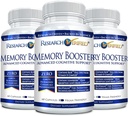Forschung Verified Memory Booster - Nootropic Supplement - Enhance Cognition and Memory - Lion's Mane, Ginkgo Biloba, BioPerine - 3 Monate Versorgung - Non-GMO - Made in USA