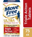 Bewegen Sie Free Type II Collagen, Boron & HA Ultra Triple Action Tablets, Bewegen Sie sich frei (75 Count in A Bottle) 1 ea (Pack von 3)