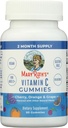 MaryRuth Organics Vitamin C Gummies | Beilage für Immununterstützung & Gesamtgesundheit | Immununterstützung Beilage | Vitamin C für Erwachsene & Kinder | Vegan | Non-GMO | 60 Servietten