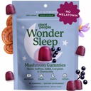 Plant People WonderSleep Mushroom Gummies Ergänzung für Schlaf, No Melatonin mit Reishi Super Pilze, Wilde Elderberry Flavor, Sugar-Free (60 Count)