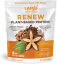 Laird Superfood Renew Plant-Based Protein Powder, 19 Gramm Protein, Vegan mit Sasha Inchi Seed Protein, Four Functional Mushrooms, Konservierungsmittelfrei, Glutenfrei, Dairy-Free, 16 Unzen. Tasche