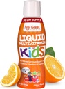 Feel Great Sugar Free Kids Multivitamin – Flüssige Multivitamin | Essential Vitamine für Immununterstützung | Orange Flavored, Vegetarische Formel | 30 Tage Versorgung