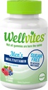 Wellvites Sugar Free Multivitamin Gummi für Männer, Vegan und Non-GMO - Vitamin A, B6 und B12, Biotin und Folate, Vitamine für Männer, keine künstlichen Süßungsmittel, Glutenfrei, 60 Zähler (30 Tage Versorgung)