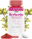 Elovate Berberine HCI Capsules, 1200mg - All-Natural, 3rd-Party-Tested, Non-GMO & Glutenfreie Berberine Ergänzung für Herz & Verdauung, 60 Zähler