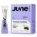Balance + Relief | Fast Melt Pre + Probiotic für Stimmung & Stress - BlackBerry Flavor, 30 Pulver Beutel