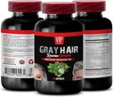 Saw Palmetto Mens Hair - Gray Hair Reverse Complex - Natürliche Lösung - Leistungsstarke Ergebnisse, Graue Haare Männer, Biotin Vitamine für Haar Haut und Nägel, Paba Supplement, Graue Haarergänzung, 1 Bot 60 Caps