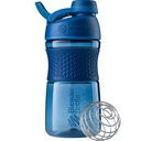 BlenderBottle SportMixer Shaker Bottle Perfekt für Protein Shakes und Pre Workout, 20-Ounce, Navy
