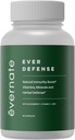 Ever Defense | Immununterstützungsergänzung I Kombination von Elderberry, Echinacea, Vitamine, Mineralien & Amino-Acids | Non-GMO, Gluten Free | Einfach zu Schlucken I 60 Kapseln