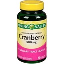 Spring Valley - Cranberry 500 mg, Standardisierter Extrakt, 60 Tabletten