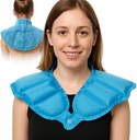 Ice Pack für Neck und Schultern Obere Rückenschmerzen Relief, Große Gel Neck Ice Pack Wrap, Wiederverwendbare heiße Kaltkompressentherapie für Rotator Manschettenverletzung, Schwellung, Muskelentspannung und beruhigend
