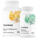 THORNE - Gesamt Wellness Bundle - Curcumin Phytosome & Berberine - 30 bis 60 Servietten