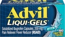Advil Liqui-Gels flüssige gefüllte Kapseln, 200 mg - 160 ct, Packung von 2