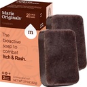 Marie Originals Itch Relief Seifenkörper Wash Bar - All Natural Instant Relief von Insektenstichen, Chicken Pox, Chigger und andere Hautreizungen ie. Anti- Itch Calming Seife (2 Pack)