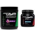 Pre JYM Grape Candy Pre Workout, Post JYM Active Matrix Post-Workout mit BCAAs, Creatine HCI, Beta-Alanine | 30 Servis Jede