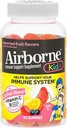 Airborne 500mg Vitamin C + Zink Immununterstützung Ergänzung Gummi für Kinder, sortierte Frucht Geschmack, Glutenfreie Crafted Blend mit leistungsstarken Antioxidantien Vitamine C & E, 42 Gummi (2 Pack)