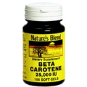 Nature's Blend Beta Carotene 25.000 IU 100 Softgels