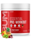 RAW Essential PreWorkout Powder (Fruit Burst) - Chris Bumstead Sports Nutrition Supplement for Men & Women - Preworkout Energy Powder mit Koffein, L-Citrulline, L-Tyrosine, & Beta Alanine Blend