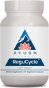Ayush Kräuter Regu-Cycle - Hormone Balance für Frauen, Hormone Unterstützung, Periodenunterstützung & Relief, Reproduktionsgesundheit, Regulate Menstrual Cycle, Ovarian Support Supplement - 60 Vegetarische Kapseln