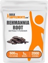 BulkSupplements.com Rehmannia Extract Powder, from Rehmannia Root, Herbal Supplement - Glutenfrei, 500mg pro Servierung, 1kg (2.2 lbs) (Pack von 1)