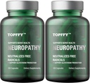 Neuropathy Nutritional Blend für Nerve Discomfort Relief, mit 600mg Alpha Lipoic Acid -Benfotiamin, maximale Stärke natürliche Nerve Vitamine, Geeignet für Füße, Hände, Finger, Beine Zehe