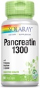 Pancreatin 1300 Solaray 90 Caps, 2 Pack