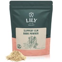 Lily of the Valley Slippery Elm Bark Powder - Ulmus Rubra Powder - No bestrahlt nicht kontaminiert - Pet Friendly - Vegan & Glutenfrei - Verpackt in wiederverschließbaren Beutel (16oz, 453g)