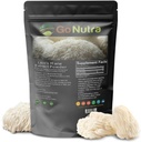 Go Nutra - Lion’s Mane Powder, Potent 10:1 Lion’s Mane Mushroom Powder mit 30% Polysacchariden, Pure Lion’s Mane Extract für Tee, Saft, Wasser und mehr, Non-GMO, Vegan, 4 Unze