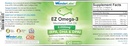 EZ Omega-3 Atlantic Menhaden Fish Oil Supplement 2000 mg, Burpless, Made in the USA, Perfect Balance of EPA+ DHA + DPA 120 Softgels