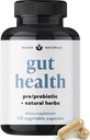 All-in-One Gut Health w/Probiotics, Prebiotics, Digestion-Supporting Kräuter, und Adaptogene - Leaky Gut Repair Formel zur Unterstützung Gut Lining, Aid in Digestion, und Förderung guter Bakterien
